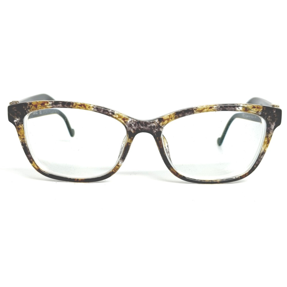 LIU JO LJ2658R Eyeglasses 53 16 135 Tortoise Shell Pattern with Gold Accents
